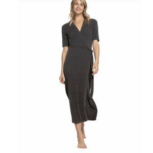 Barefoot Dreams wrap dress XS Carbon New w Tags!!